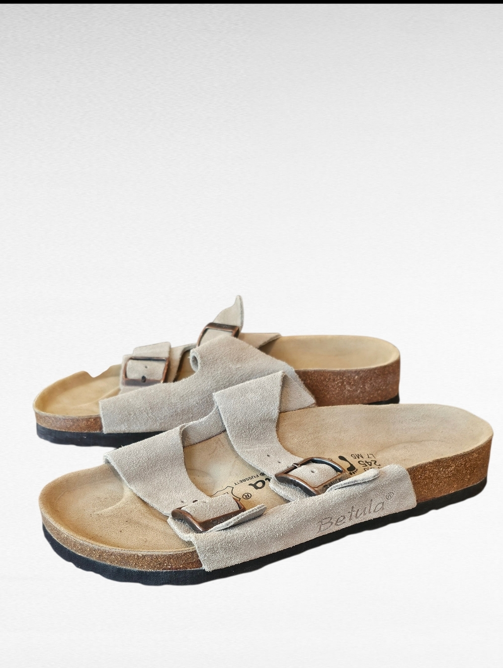 Betula by Birkenstock Fussbett  2 Strap Sandals Size 7